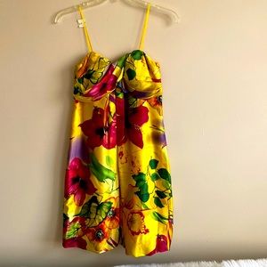green short sleeve dress Mint Green Floral Short-Sleeve Mini Dress